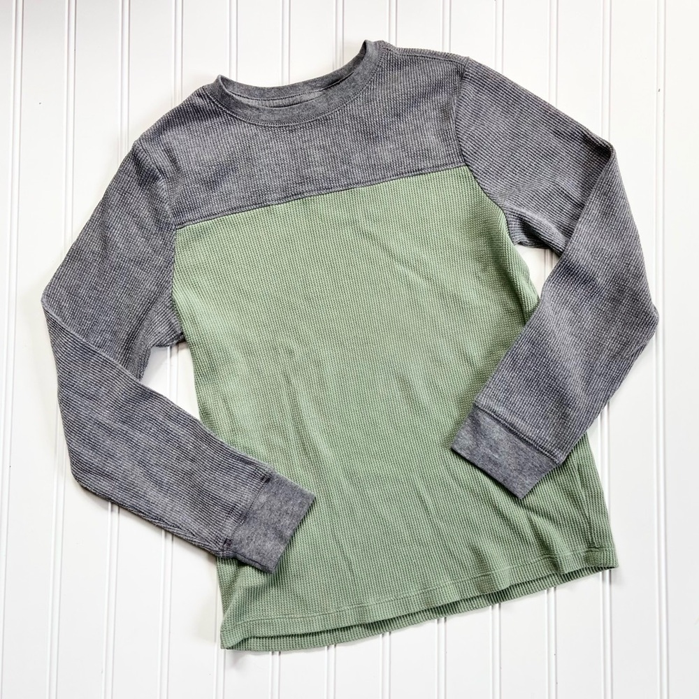 •Cat & Jack• boys waffle knit top